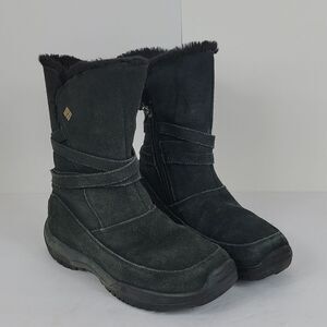 Columbia Namara Black Suede Leather Women's Boots